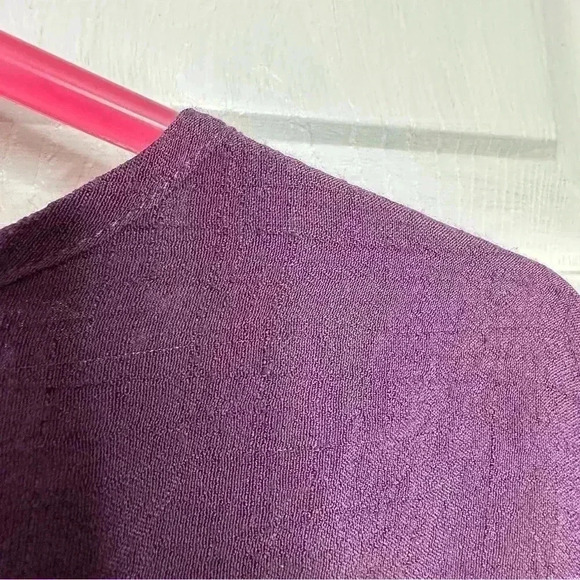 Northern  Reflections Blouse Lace Flowy Purple Size Large - Picture 13 of 16